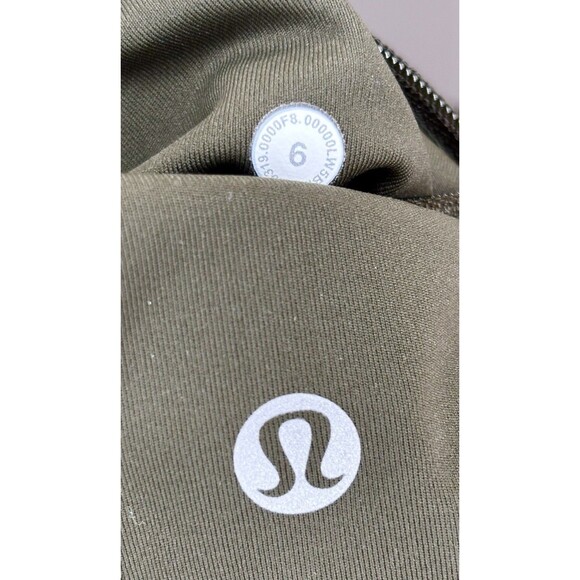 Lululemon Speed Up Tight Mid Rise Women’s Size 6 Dark Olive Leggings - Picture 5 of 5